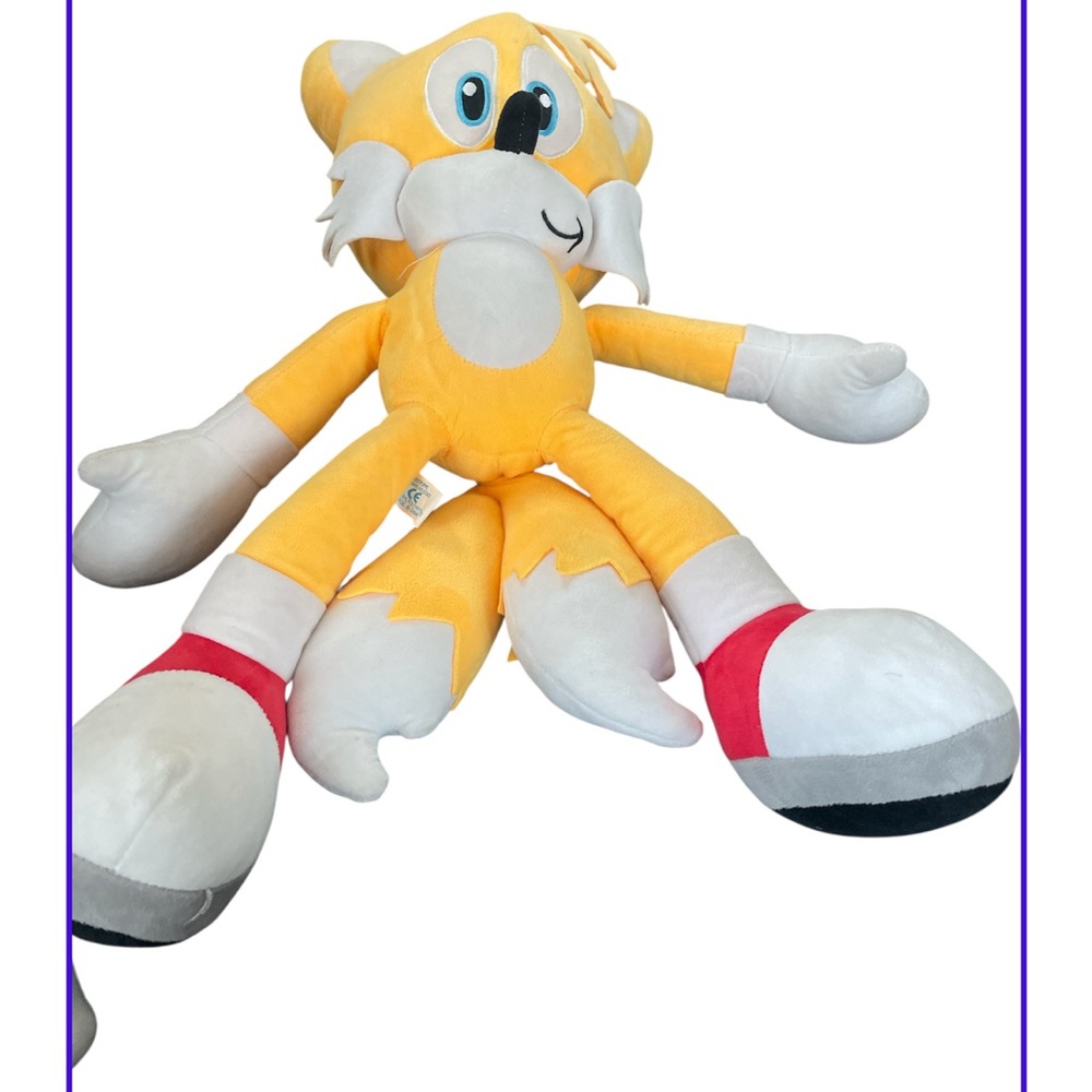 Yellow and White Fox Plush Toy